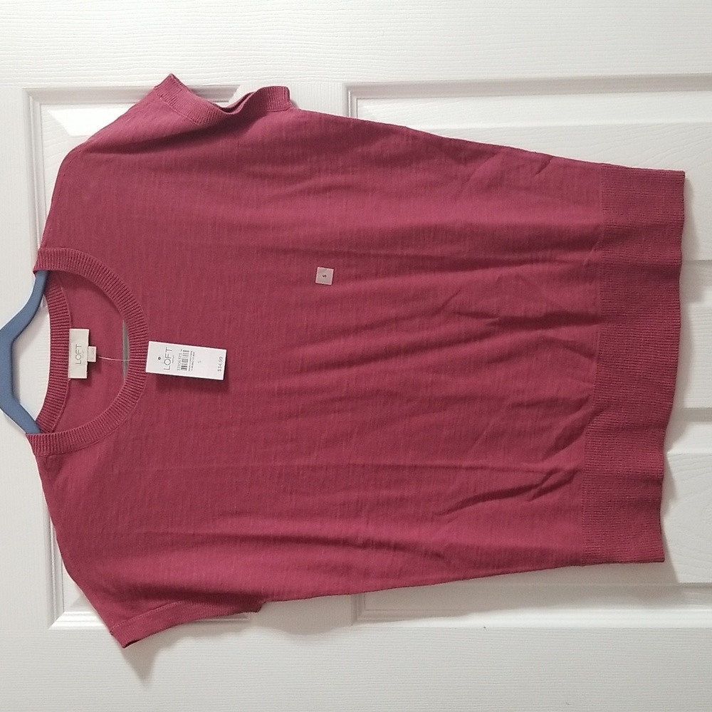 Loft Light Maroon Pullover Cartigan